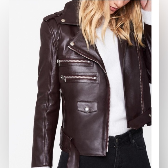 Anine Bing Jackets & Blazers - !!ON HOLD!! Anine Bing Moto Biker Leather Jacket, Size S/P
